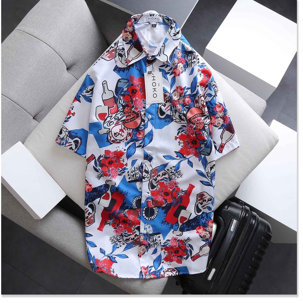 SIÊU PHẨM ÁO SƠ MI NGẮN TAY NAM CỰC CHẤT HOẠ TIẾT ĐỘC LẠ SIÊU HOT HÈ 2021 KOKO MI STORE