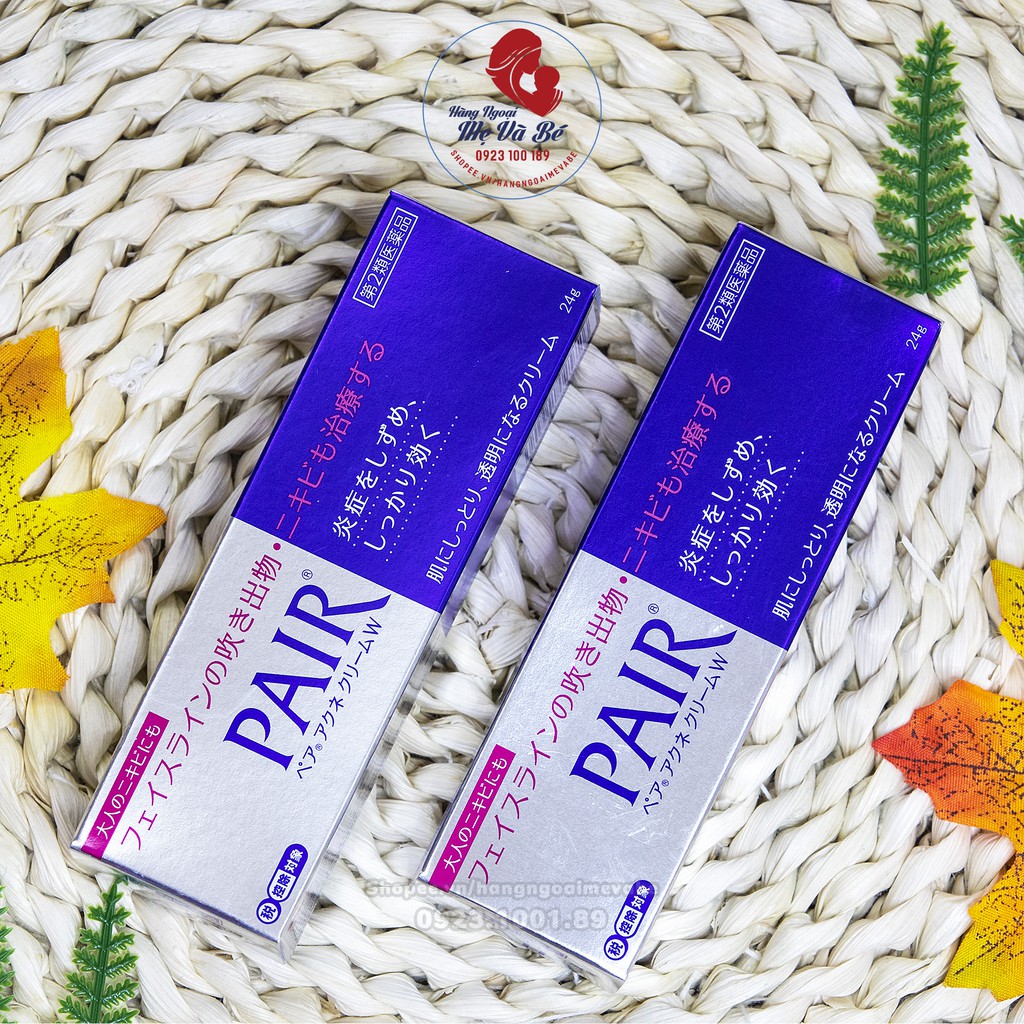 Kem chấm mụn Pair Acne W Cream Nhật Bản 24gr