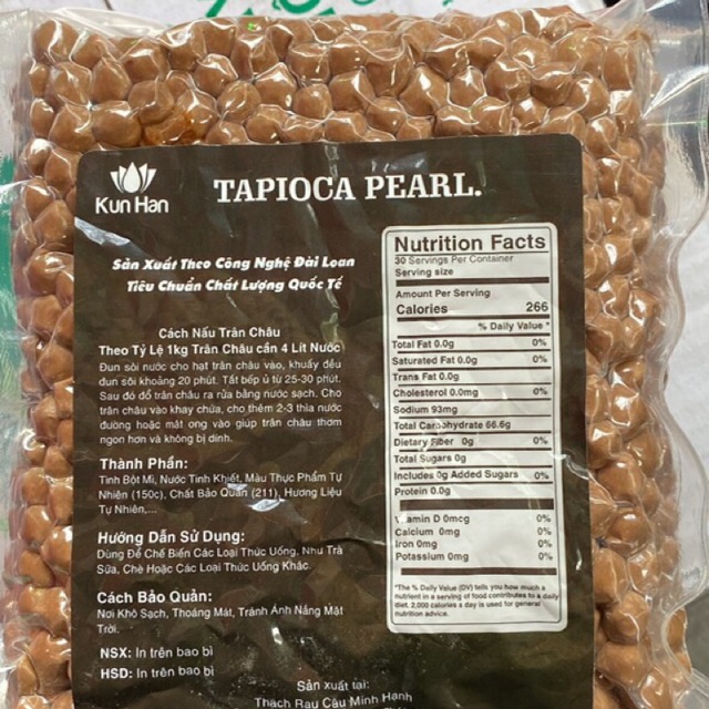 Trân châu đen Kun han 2kg