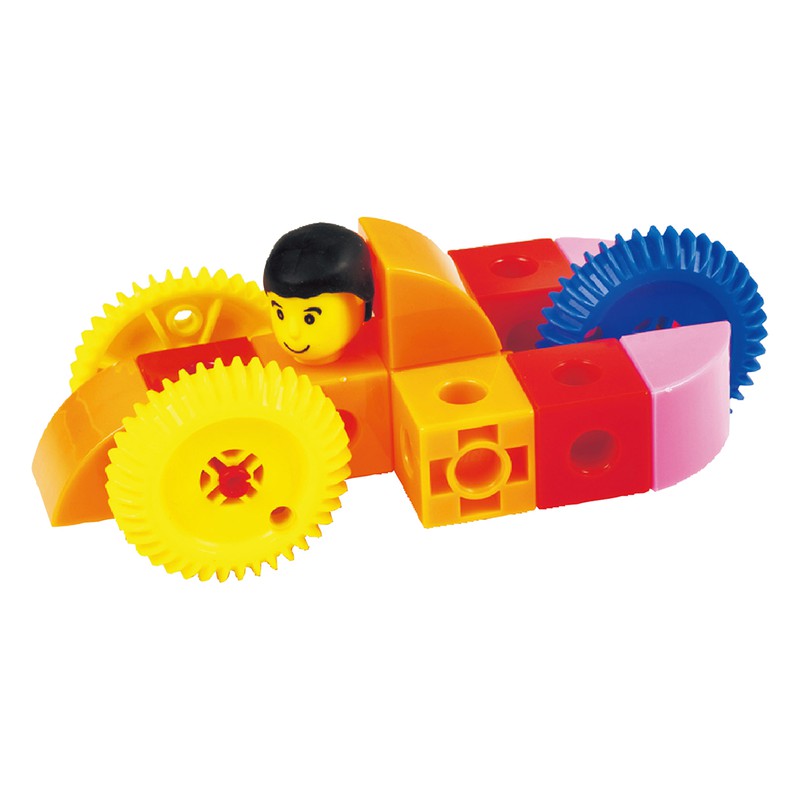 Đồ chơi lắp ráp Xe hơi mini 24 mô hình 51 miếng ghép 7417 Gigo toys