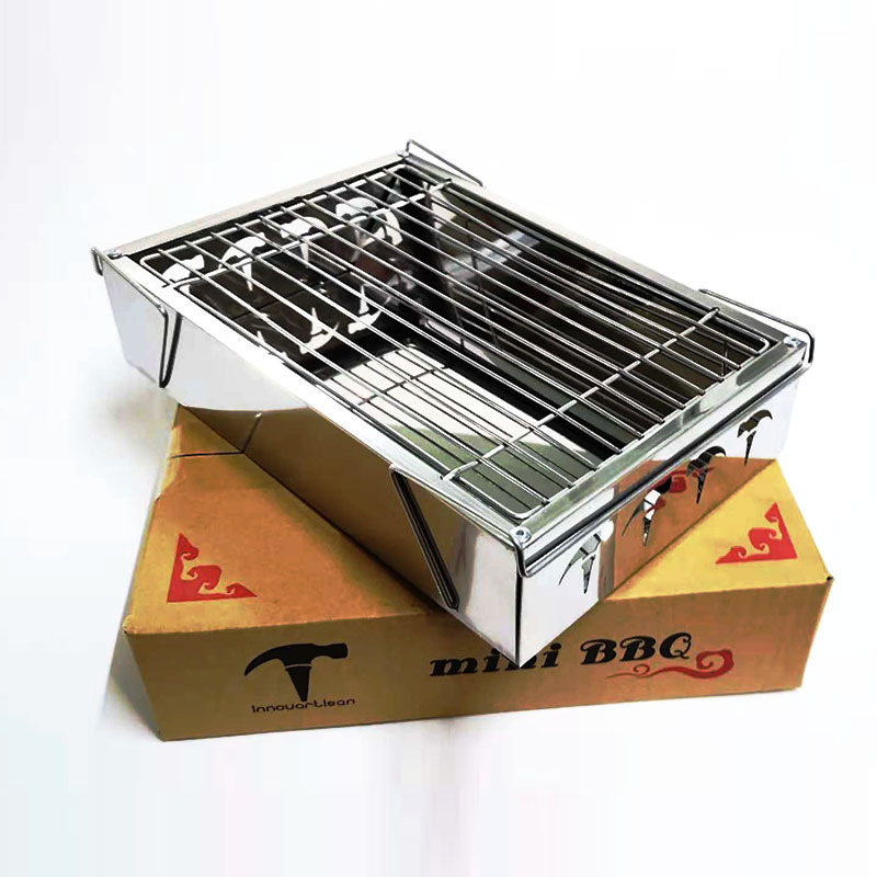 Lò Nướng Bbq Mini Bằng Thép Không Gỉ