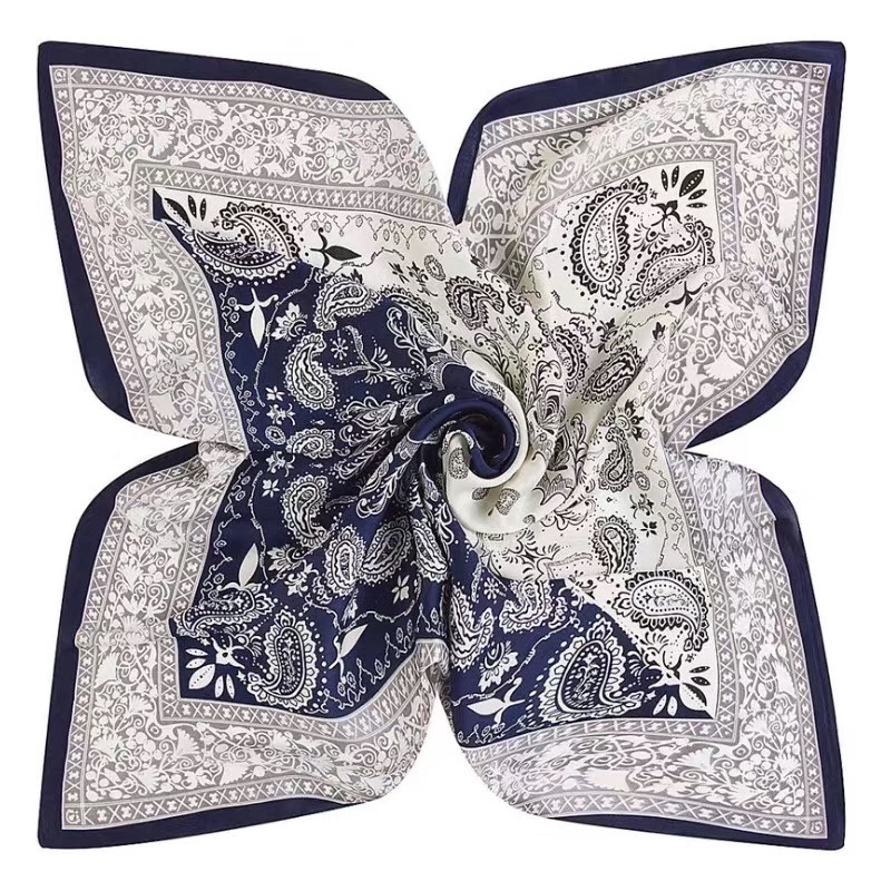 Khăn choàng vuông phong cách Hàn Quốc thời trang 70cm dành cho nữ Wj1026