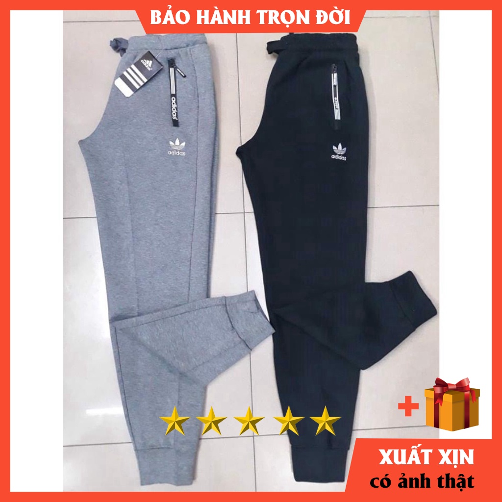 Quần thể thao khóa kéo in chữ Das BẢO HÀNH TRỌN ĐỜI