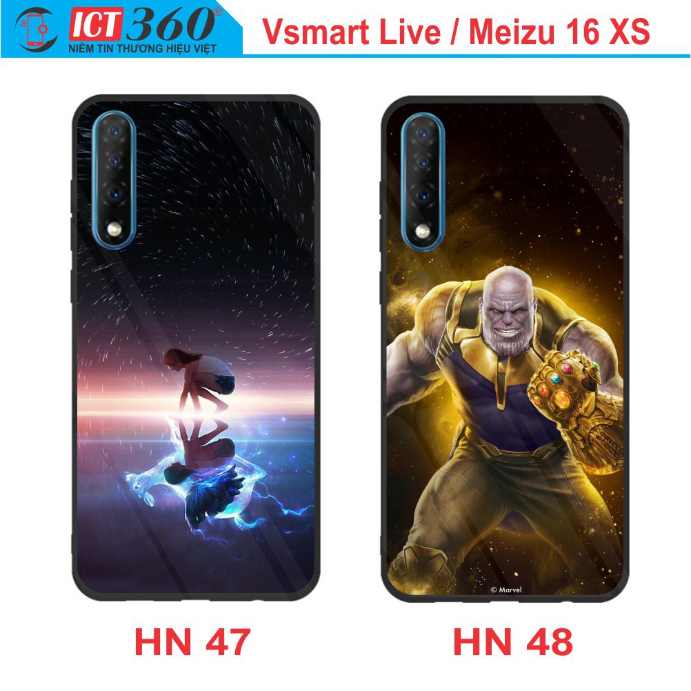 Ốp Lưng Kính Nano VSMART LIVE/ MEIZU 16 XS  - In Theo Yêu Cầu - Hình 3D