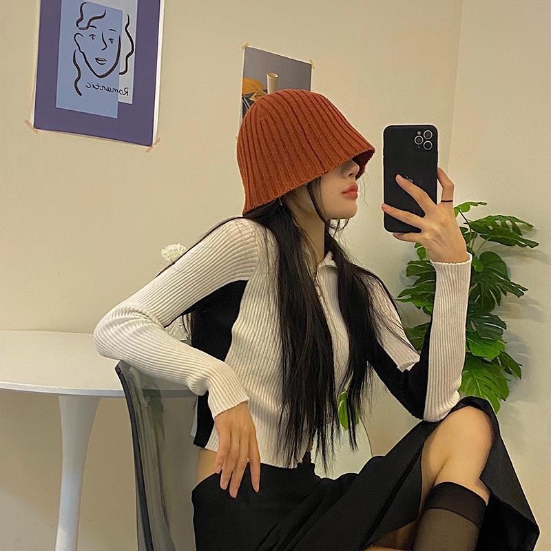 Mũ xô màu trơn phong cách Hàn Quốc thời trang cho nữ