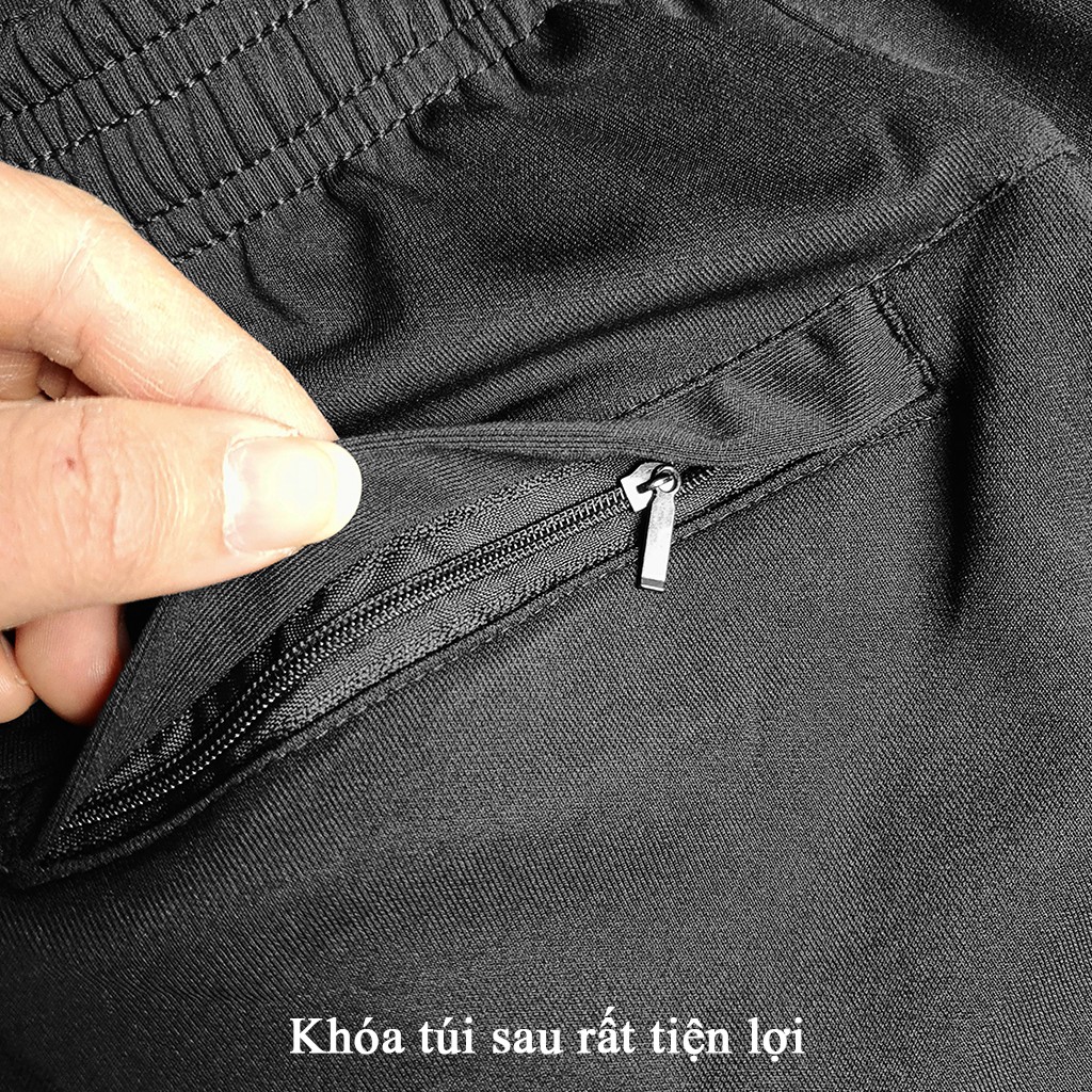 Quần Short Nam Thể Thao Active 3 sọc Chất Thun Co Giãn, QS335 | BigBuy360 - bigbuy360.vn