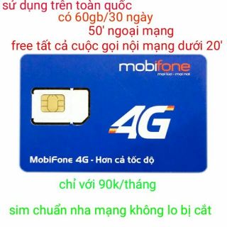 Sim mobifone 4g rẻ