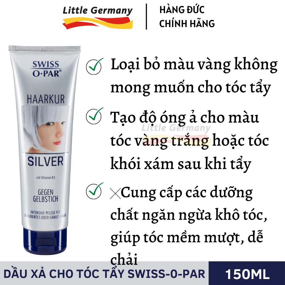 Dầu Xả Tím Khử Vàng Swiss-o-Par 2in1 - Bổ Sung Sắc Tím, Dưỡng Chất Và Phục Hồi Tóc Tẩy, Giúp Tóc Mềm Mượt - Hàng Đức