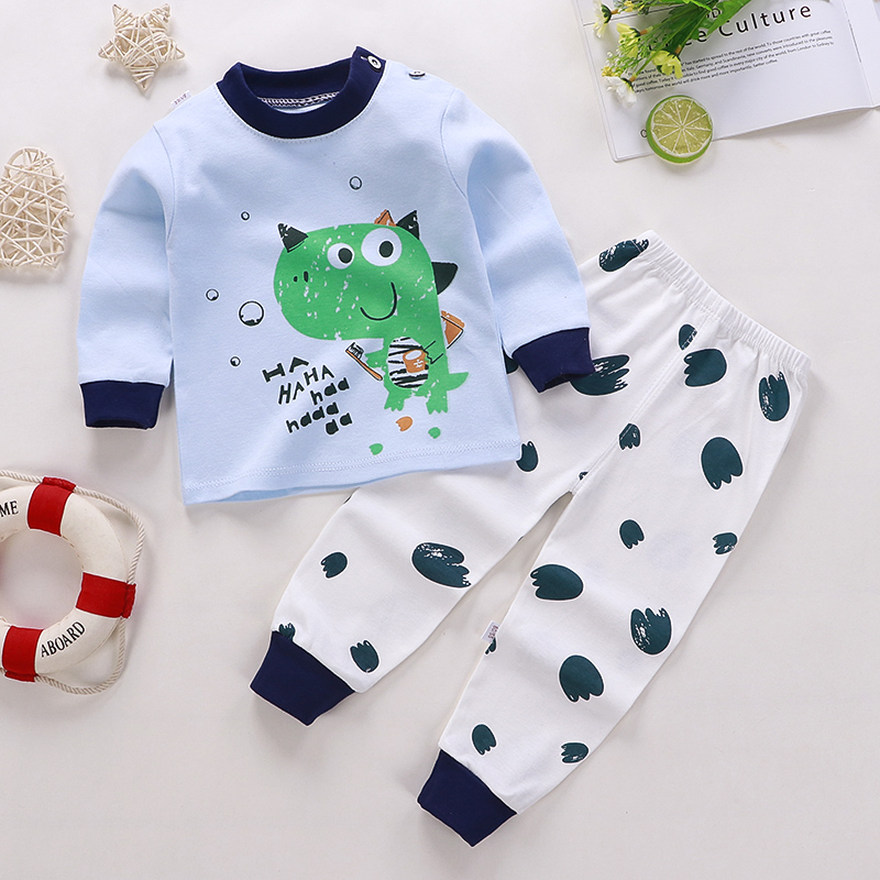 Bộ Đồ Ngủ Pijama Dài Tay 2 Món Cho Bé Gái