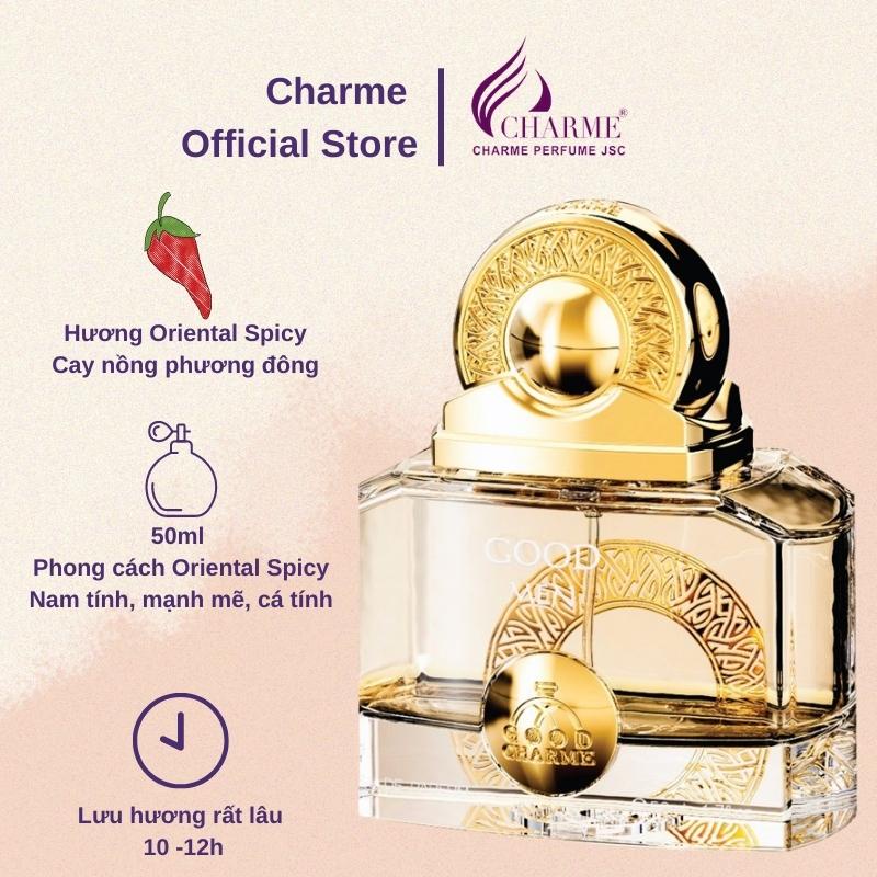 Nước hoa nam Charme Good Men 10ml - Màu vàng