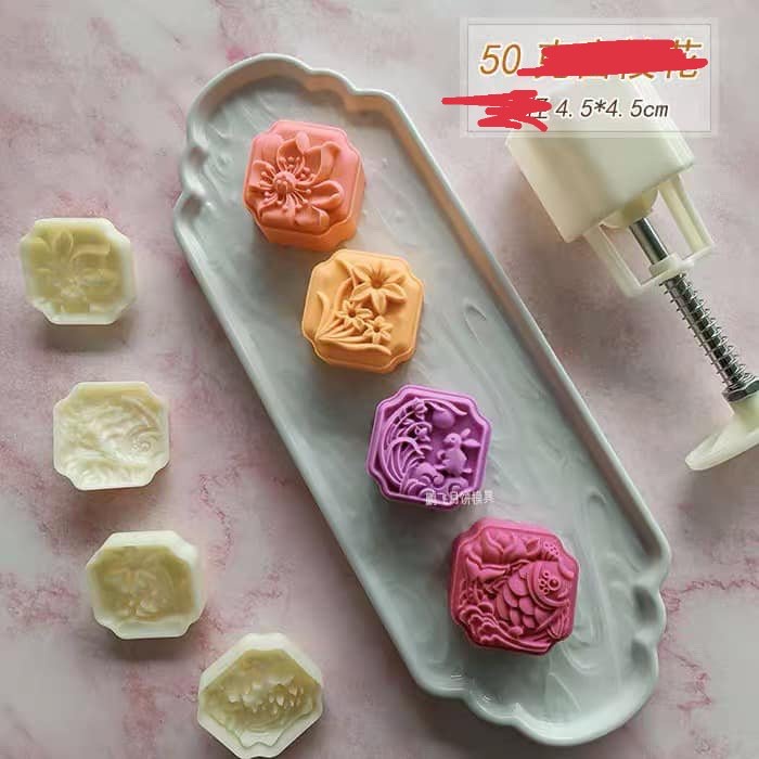 Khuôn TT lò xo cá chép vuông 50gr