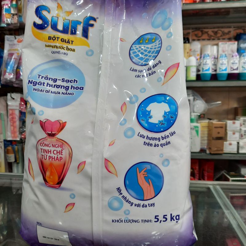 Bột giặt Surf hương nước hoa quyến rũ 5.5kg