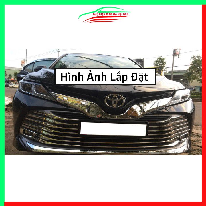 Ốp trang trí mặt ca lăng, calang Camry 2019-2020 ốp phía dưới trang trí làm đẹp xe