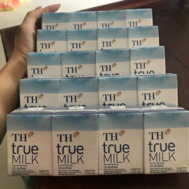 Sữa TH TRUEMILK 110ml x 4 hộp