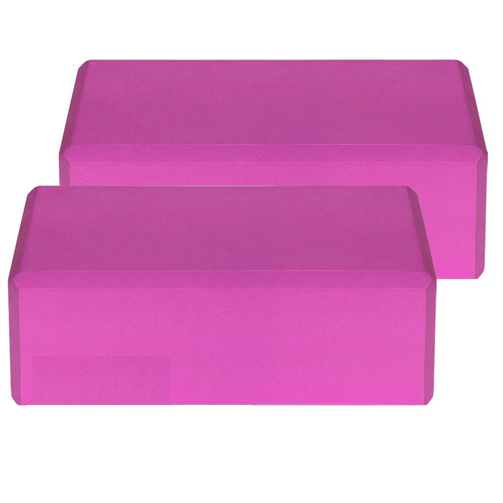 Combo Vòng yoga 33cm +2 gối yoga+1 Dây tập 1,83m Tiện Dụng - Hồng Hồng