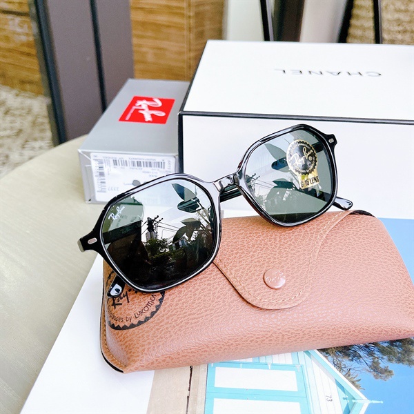 Kính Mát Ray-ban RB2194 901/31 John Black mắt xanh đen viền đen