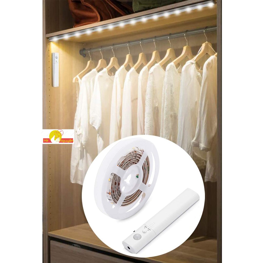 Đèn Led dây cảm ứng tự động sáng khi có người di chuyển ,tiện lợi dễ dàng lắp đặt ở nhiều vị trí trong nhà.