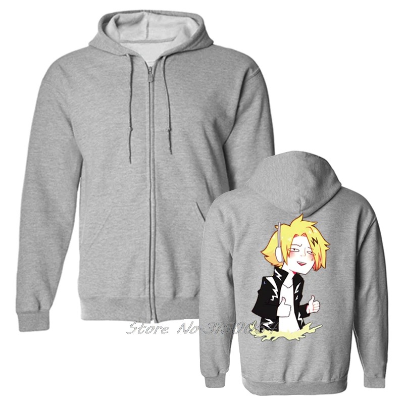 Áo Hoodie In Hình Nhân Vật Kaminari Denki Phim Học Viện Siêu Anh Hùng Vui Nhộn Cho Nam