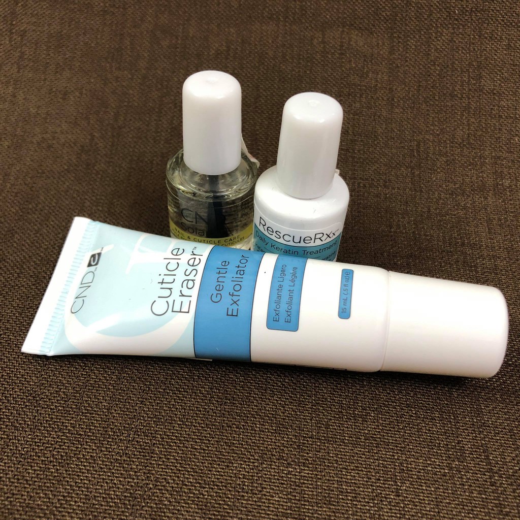 Bộ 3 sản phẩm chăm sóc móng, Dưỡng phục hồi móng Chính Hãng CND