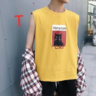 Áo tanktop mèo cat - TR