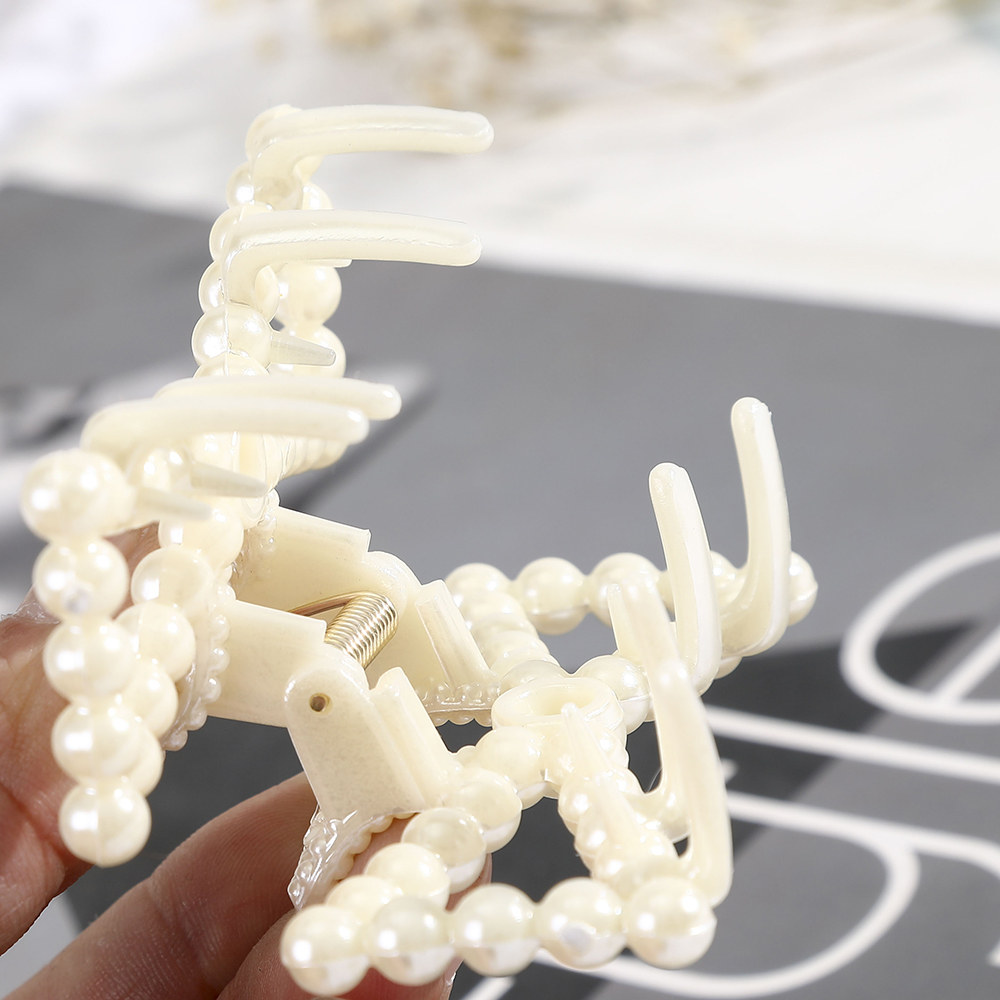 Kẹp tóc HAIMEIKANG đính ngọc trai thời trang cho nữ