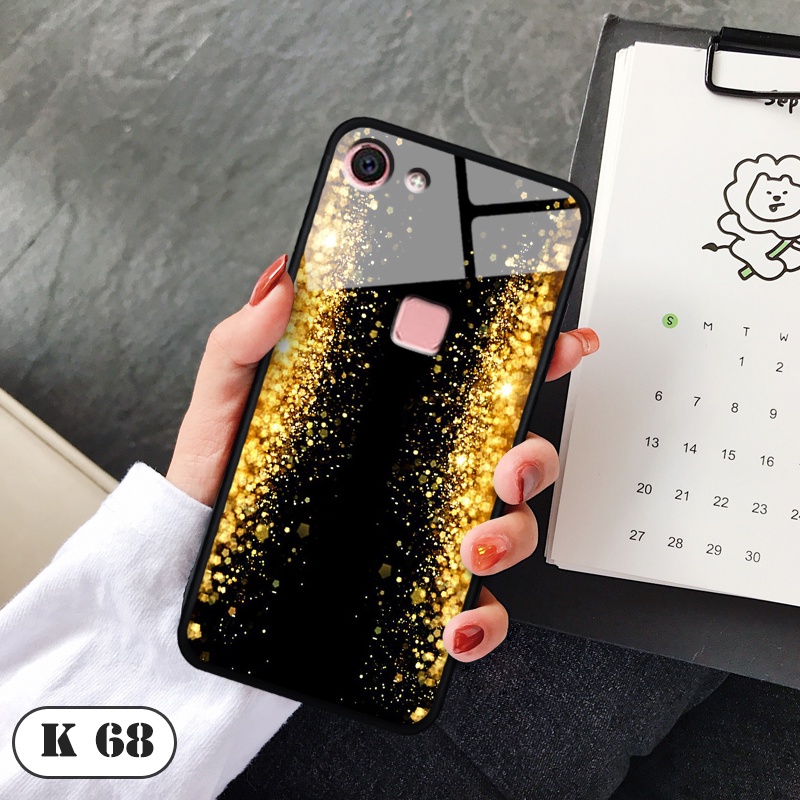 Ốp lưng Vivo V7 plus  - Lưng kính 3D