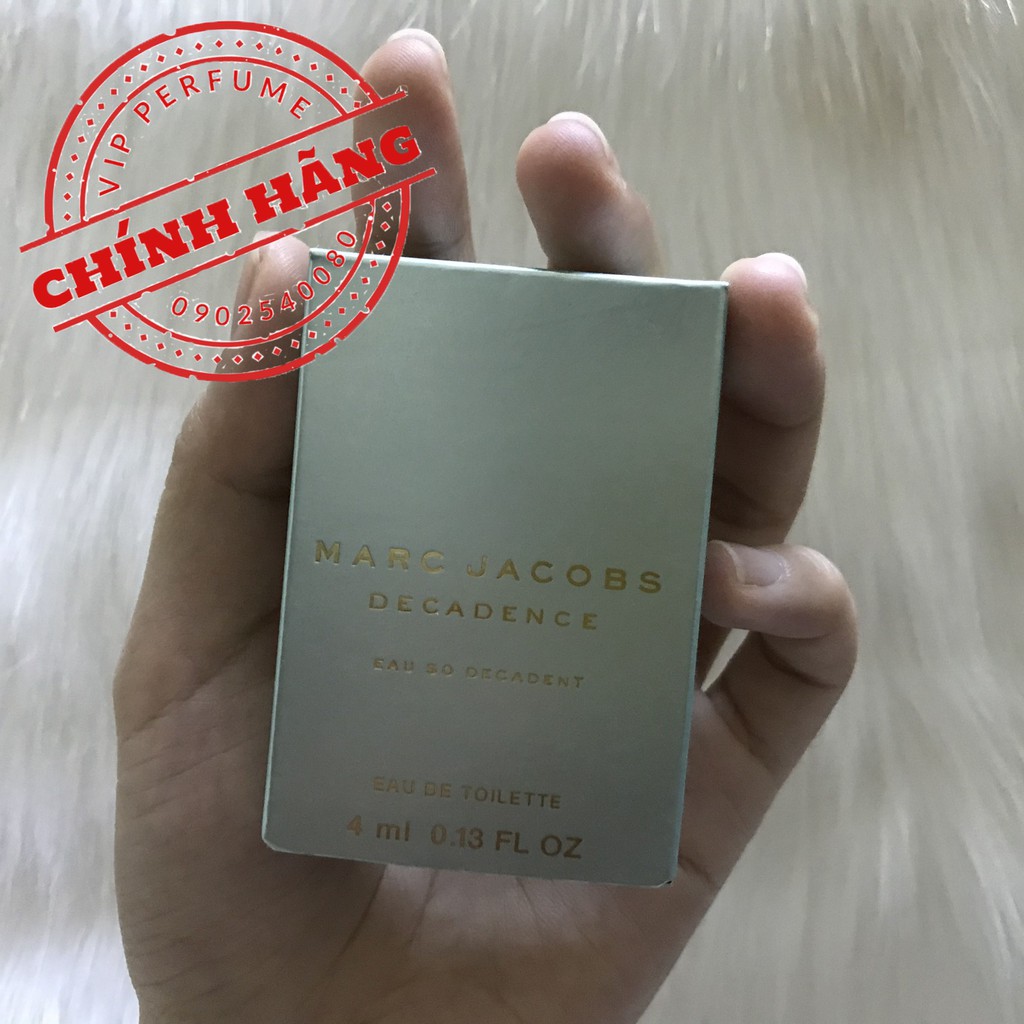 Nước hoa nữ chính hãng Marc Jacobs Decadence Eau So Decadent EDT 4ml