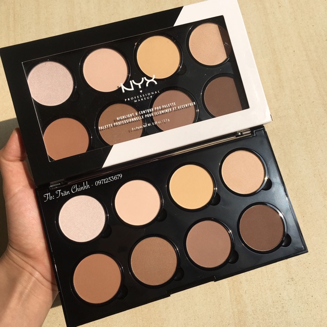 Có Bill - Bảng phấn tạo khối, highlight NYX CONTOUR and HIGHLIGHT PALETTE