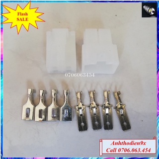 Giắc nhựa sạc 4p 6.3 xe máy | anhthodien9x