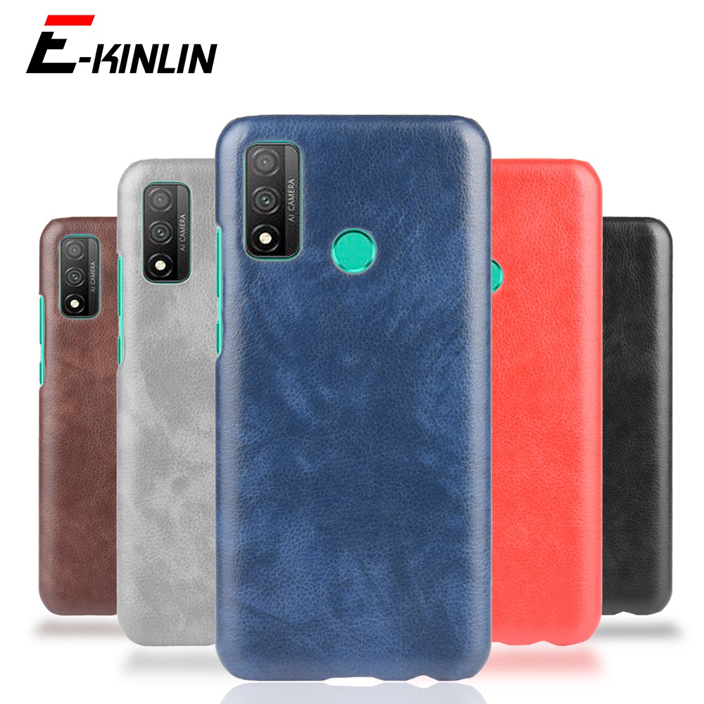 Ốp Điện Thoại PC Cứng Phối Da PU Sang Trọng Chống Sốc Cho HuaWei P Smart Pro Plus S Z