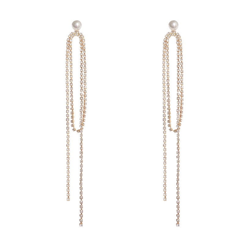 Đôi Khuyên Tai DàI PhốI HạT NgọC Trai ThờI Trang Cho Nữ