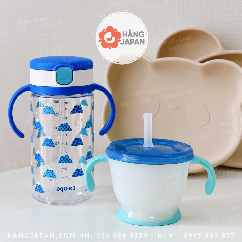 Chính hãng Cốc ống hút RICHELL cho bé từ 7 tháng trở lên 200ml; 300ml