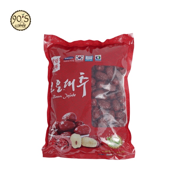 TÁO ĐỎ KHÔ HÀN QUỐC JUJUBE LOẠI 1 CAO CẤP CHÍNH HÃNG | 90S Coffee Vietnam