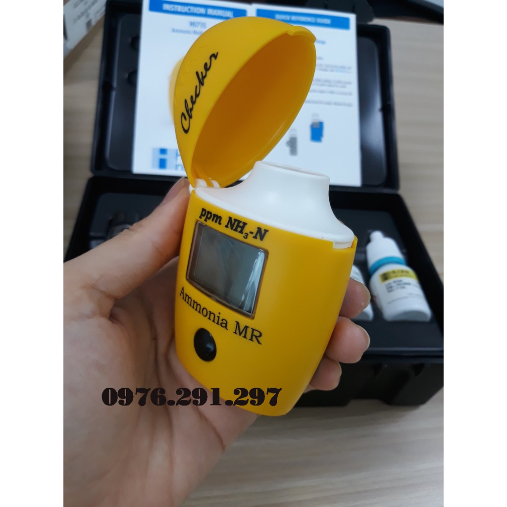 Máy đo NH3 Amonia trong ao nuôi thủy sản HI715 - Hanna Romania