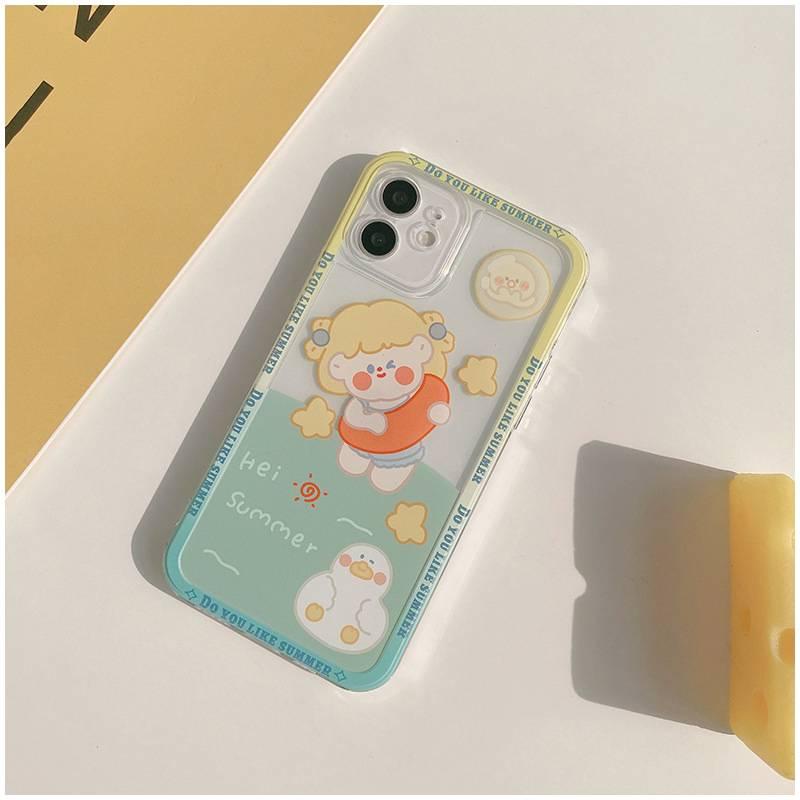 ✨THM ✨Swimsuit Girl Little White Duck iphone13 13Pro 13Promax 6/6plus/6s/6splus/7/7plus/8/8plus/x/xs/11/12/pro/max/plus/promax/case | BigBuy360 - bigbuy360.vn