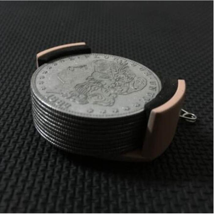 Dụng cụ ảo thuật: Coin Dumper - Metals (Morgan Dollar Size)