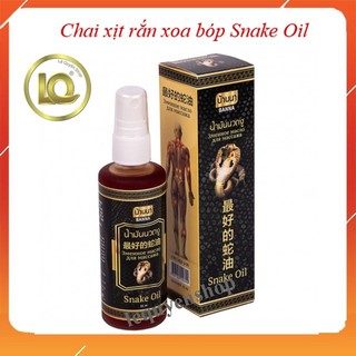 Chai xịt rắn xoa bóp Snake Oil