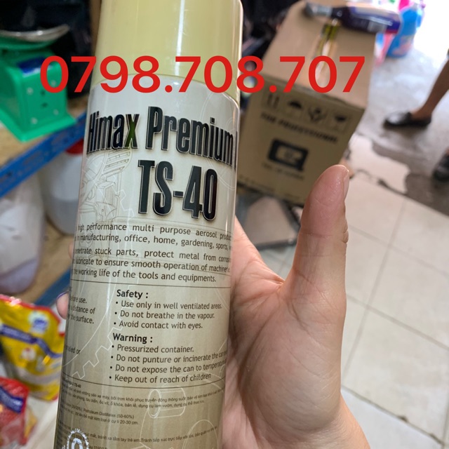 Xịt bôi trơn chống rỉ sét Ts40 450ml