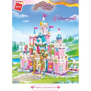 Đồ chơi xếp hình, lắp ráp cho bé gái kiểu Lego Enlighten 2616 "lâu đài thiên nga"
