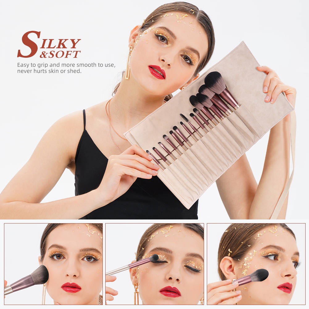 Set 14 Cọ Trang Điểm Chuyên Nghiệp DUcare Chất Lượng Cao