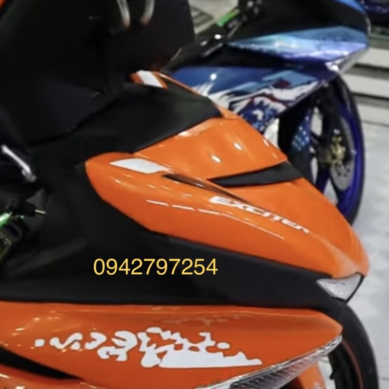 Sơn xe máy Yamaha Exciter màu Cam MTP518-1K và MCP518-2K Ultra Motorcycle Colors