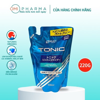 Dầu Gội Xả Bạc Hà Mát Lạnh Dành Cho Nam S Select Nhật Bản (Gói Refill 500ml)