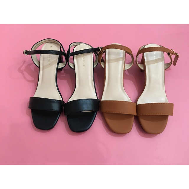 Sandal gót vuông 5 phân