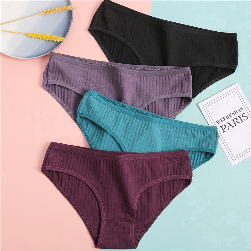 Quần lót cotton CUTEBYTE họa tiết da gợi cảm cho nữ M-XL