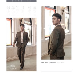 (TẶNG SƠ MI) BỘ SUIT VEST NAM CÁC MÀU CAO CẤP DÁNG SUÔNG
