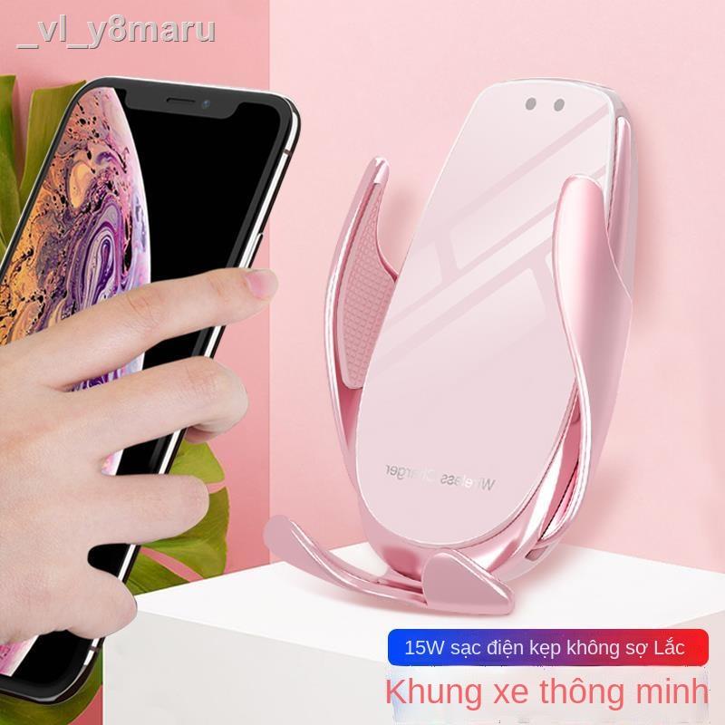 [SIÊU HOT 2Ô tô V3 Mang theo nam châm không dây Sạc nhanh Giá đỡ điện thoại di động Ổ cắm khí cố định Cảm biến tự động t