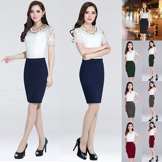 Chân Váy Nữ Xẻ Tà Sau