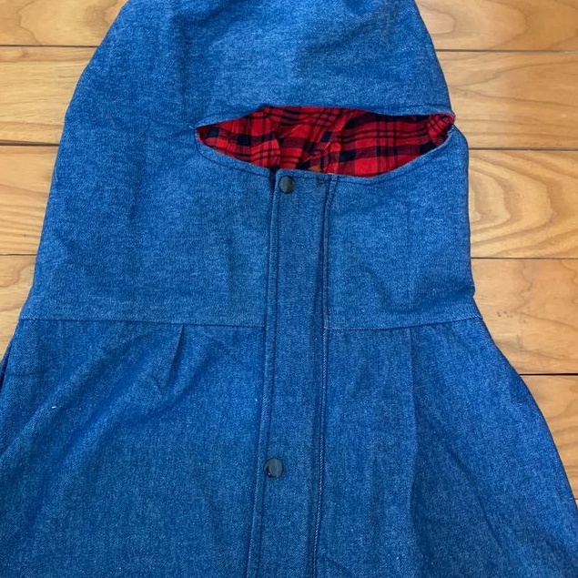 Mũ Bảo Hộ Vải Bò Chống Cháy Dày Dặn Chuyên Dụng Bảo Vệ Mặt Thợ Hàn