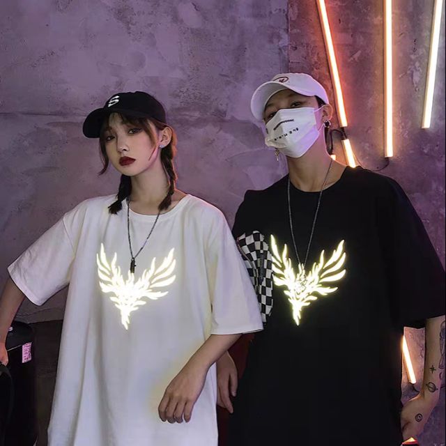 🕊VIDEO ÁO UNISEX PHẢN QUANG PHƯỢNG HOÀNG CHẤT COTTON LOẠI 1