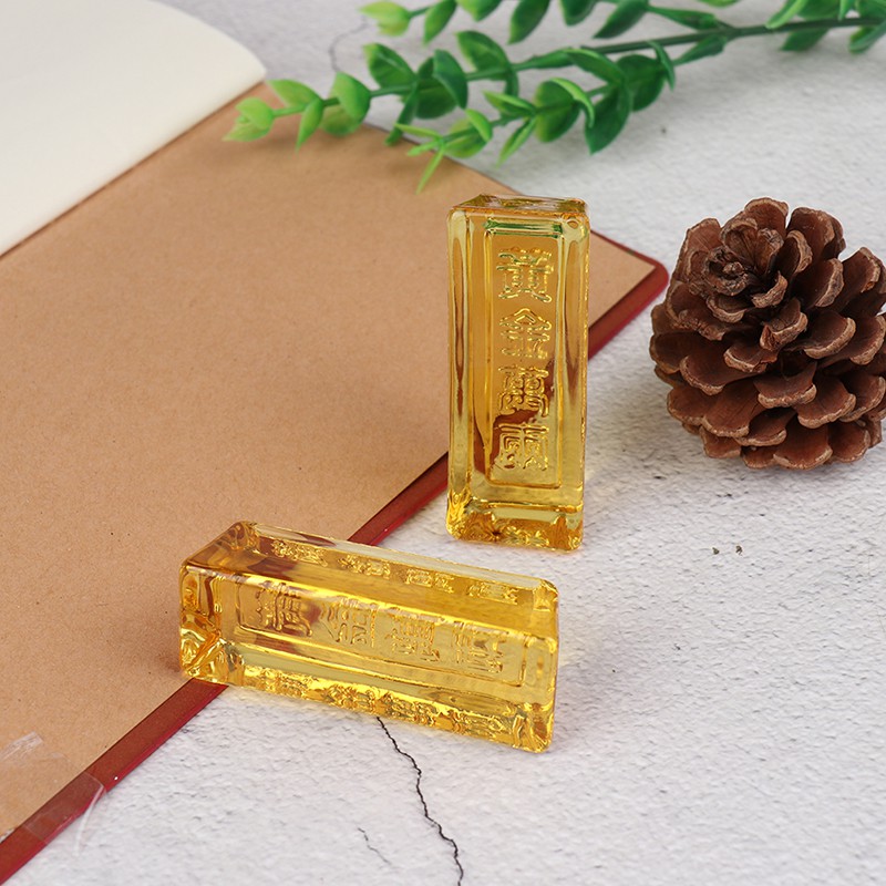 Thanh Vàng Phong Thủy May Mắn Trang Trí Nhà Cửa